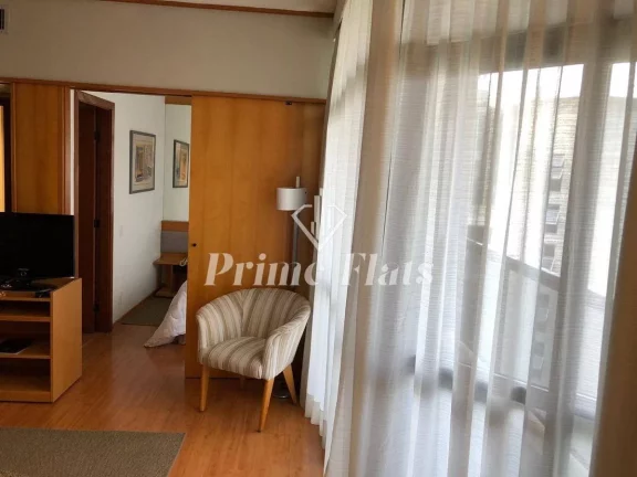 Imagem Flat disponível para locação no Hotel Address Faria Lima by Intercity com 42m², 1 dormitório e 1 vaga