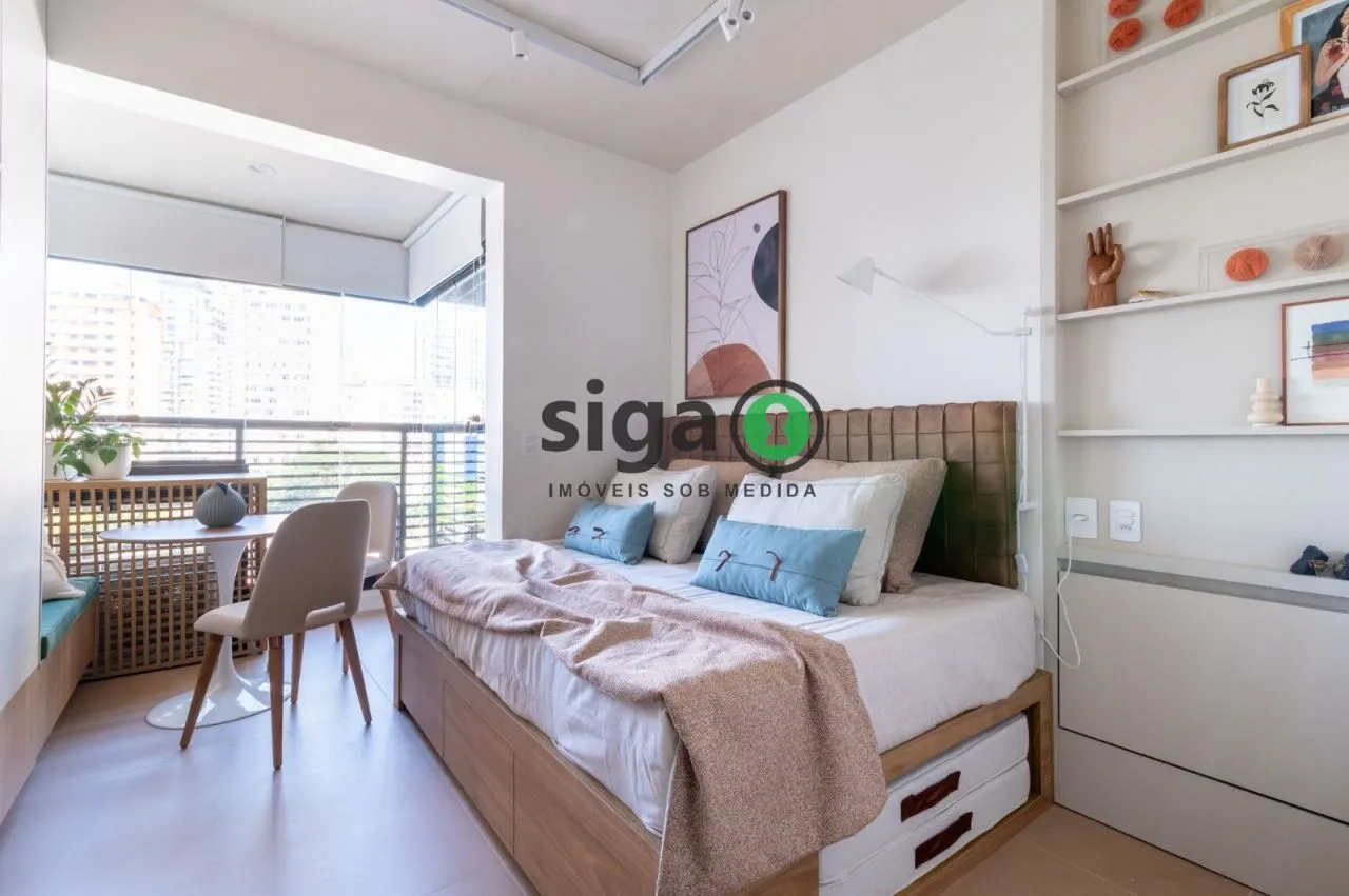 Imagem Apartamento Studio para venda no Brooklin mobiliado, São Paulo - SP