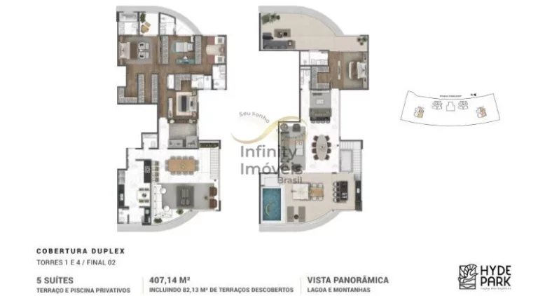 Imagem HYDE PARK LAGOA DOS INGLESES - Apartamento à venda no bairro Lagoa dos Ingleses - Nova Lima/MG