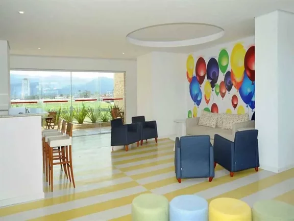 Imagem Apartamento com 2 dorms, Mirim, Praia Grande - R$ 565 mil, Cod: 1293