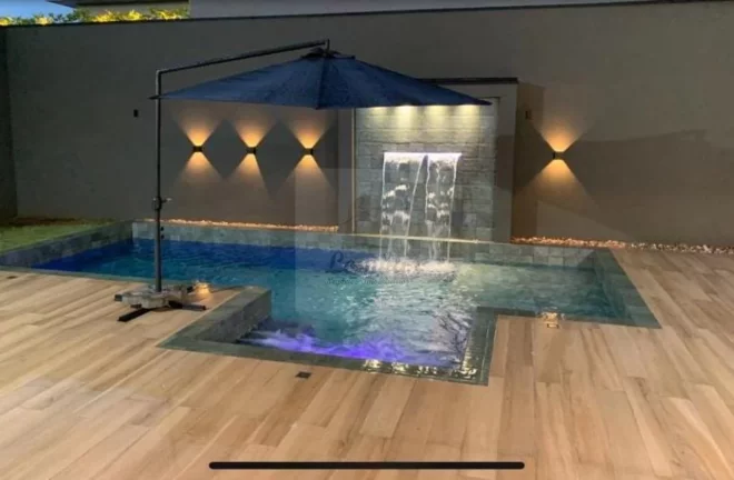 Imagem Casa de Luxo no Condomínio Villa Jardim - 4 Suítes, 3 Salas e 355 m² - Cuiabá-MT