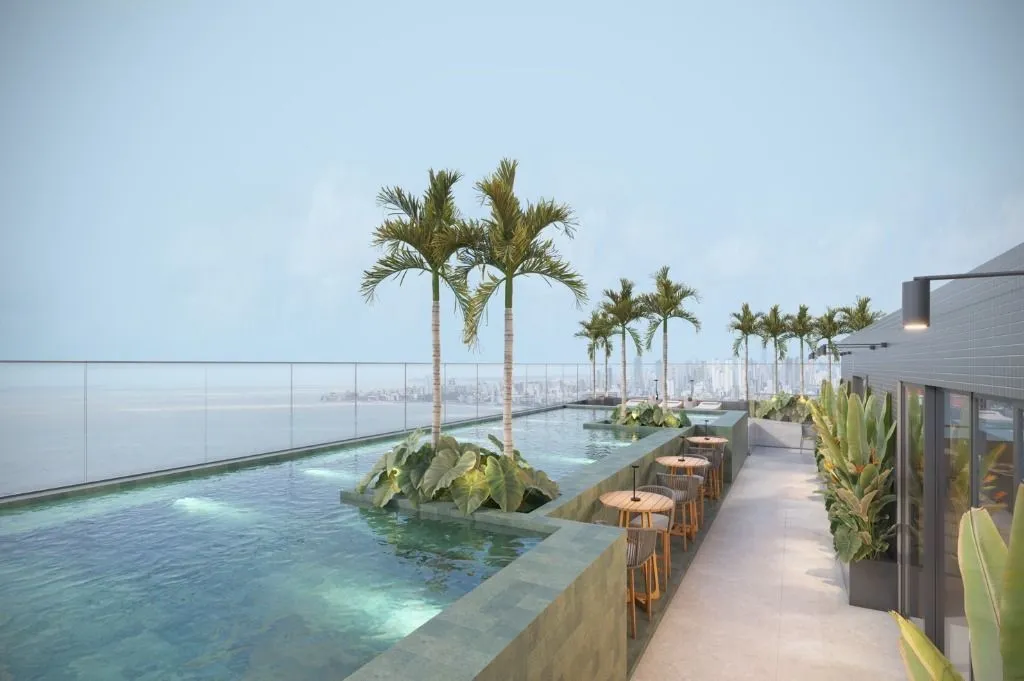 Imagem Flat mobiliado de 29 m² em Intermares, com 1 quarto, rooftop com piscina, lazer completo e estrutura moderna. Ideal para morar ou investir.