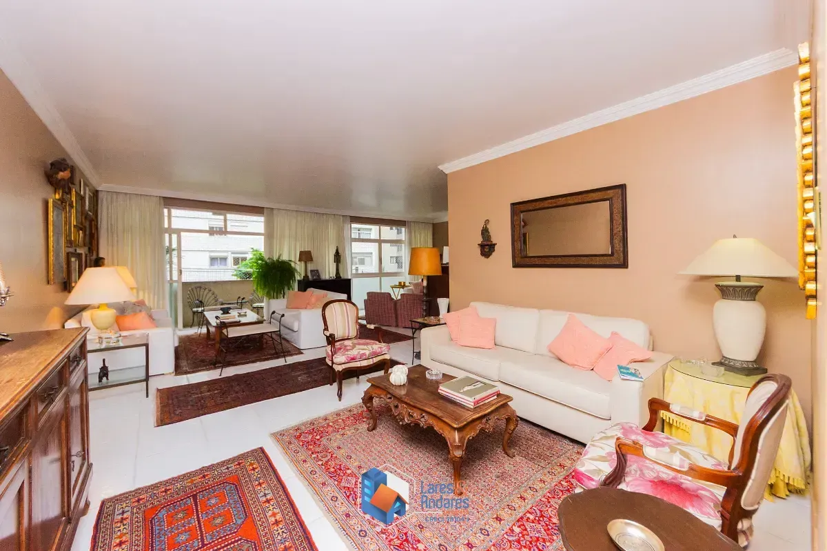 Imagem Apartamento para venda em Santa Cecília com 3 quartos, sendo 2 suítes, 208m²