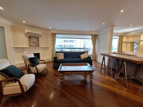 Imagem Apartamento para locação em Moema, com 4 suítes, 1 sala, 4 banheiros, 2 vagas, 147m²!