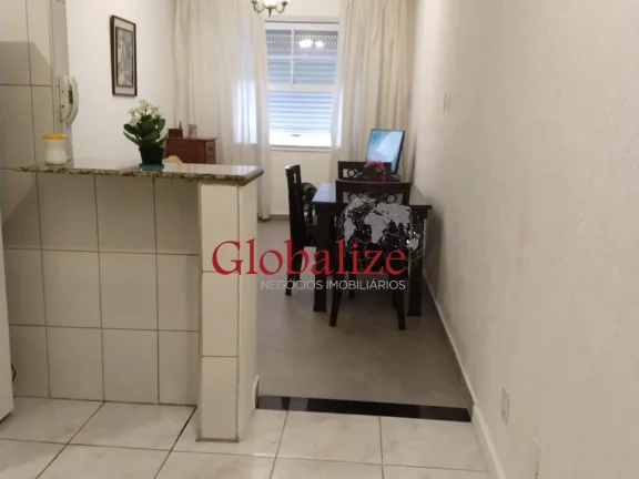 Imagem Apartamento 01 dormitório 01 vaga de garagem elevador Pompéia - Santos R$ 375.000,00
