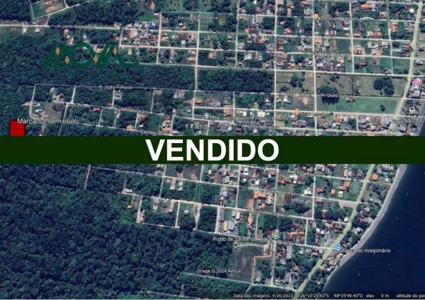 Foto do imóvel Terreno de Esquina com Vegetação, rua aberta, face leste, em Itapoá - Ótima Localização!