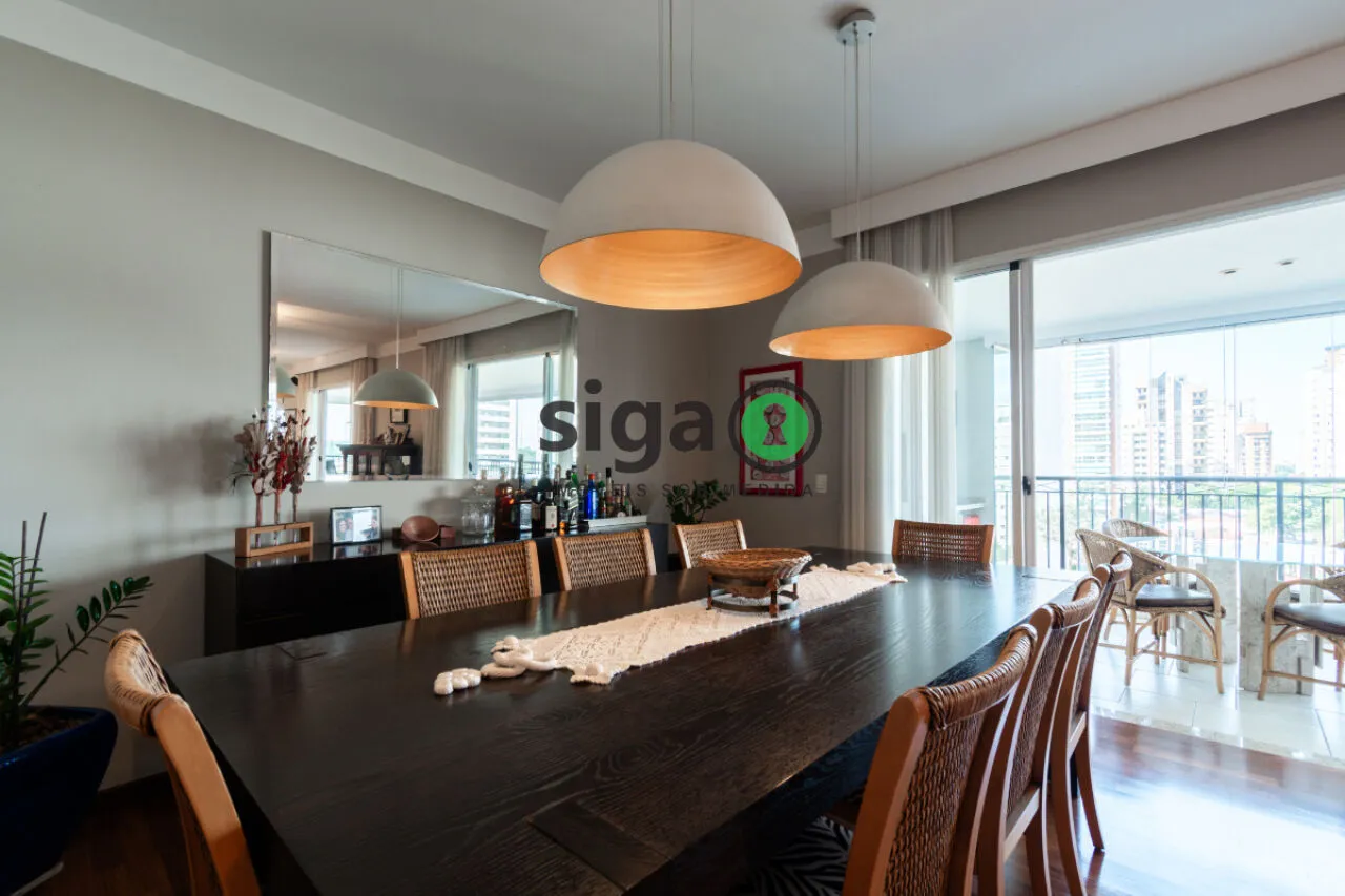 Imagem Apartamento alto padrão à venda no Brooklin 216 m² 3 suítes varanda gourmet e 4 vagas