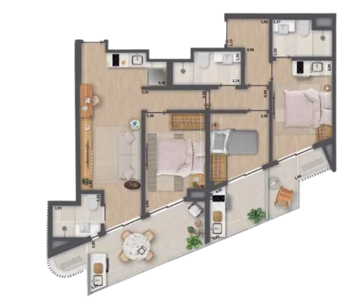 Imagem APARTAMENTO RESIDENCIAL em Rio de Janeiro - RJ, Copacabana