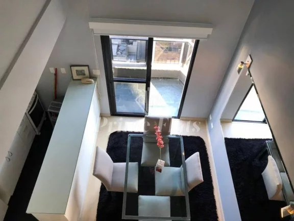 Imagem Flat disponível para venda no Place Vendome Flat Service em Moema, com 42m², 1 dormitório e 1 vaga