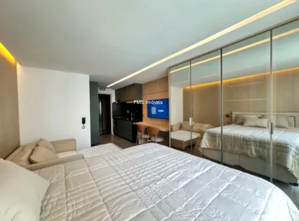 Imagem Studio para locação no Itaim Bibi, 1 quarto, 1 banheiro, 30m².