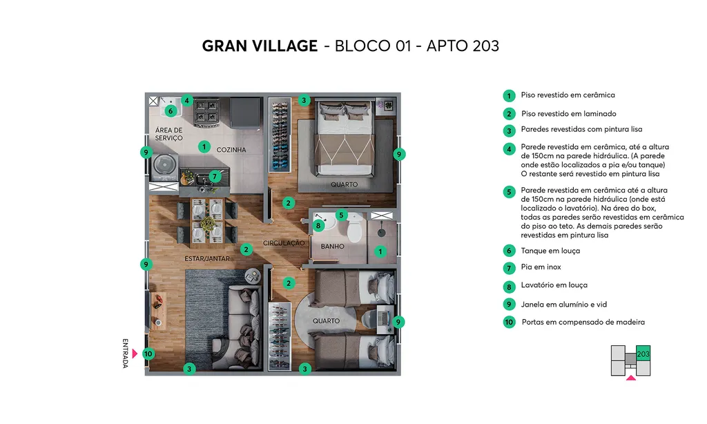 Imagem Apartamento à venda no bairro Setor Marabá - Goiânia/GO