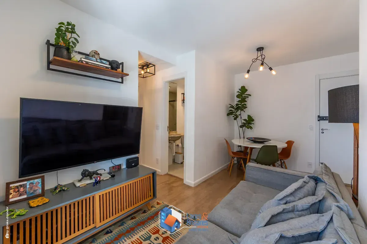 Foto do imóvel Apartamento para venda em Chácara Santo Antônio (Zona Sul) com 2 quartos, sendo 1 suíte, 58m² em Rua Fernandes Moreira