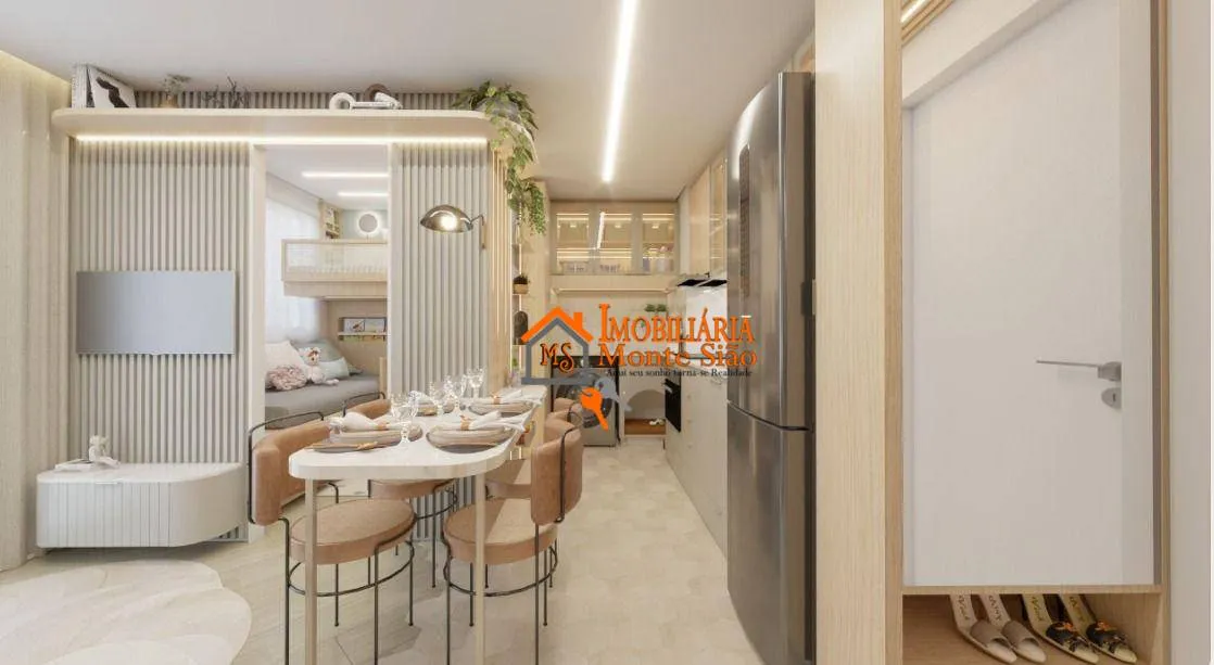Imagem Apartamento com 2 dormitórios à venda, 33 m² por R$ 314.900,00 - Vila Nova Bonsucesso - Guarulhos/SP