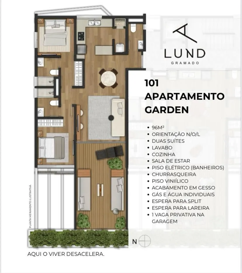 Imagem Apartamento à venda em Gramado, Bavaria, com 2 quartos, 96m2