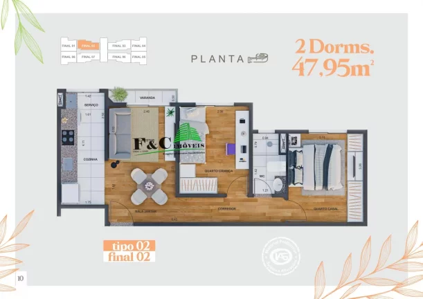 Imagem Apartamento para Venda em Paulínia, João Aranha, 2 dormitórios, 1 banheiro, 1 vaga