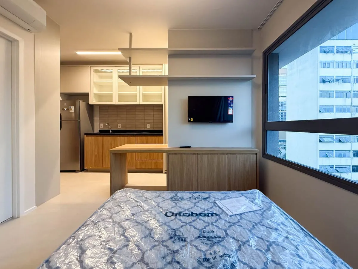 Imagem Apartamento com 1 Quarto para alugar, 25m² - Pinheiros