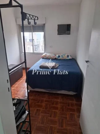 Imagem Flat disponível para venda no São Paulo Suíte Service com 36m², 1 dormitório e 1 vaga