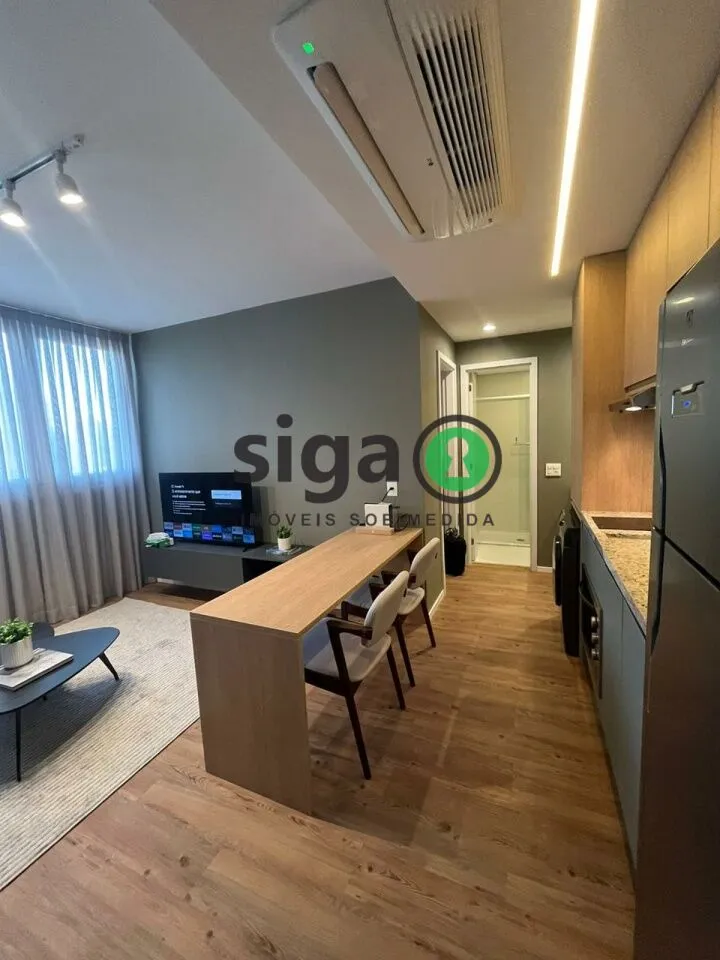 Imagem Apartamento á venda 38m² com vaga todo mobiliado localizado na Chácara Santo Antônio, São Paulo