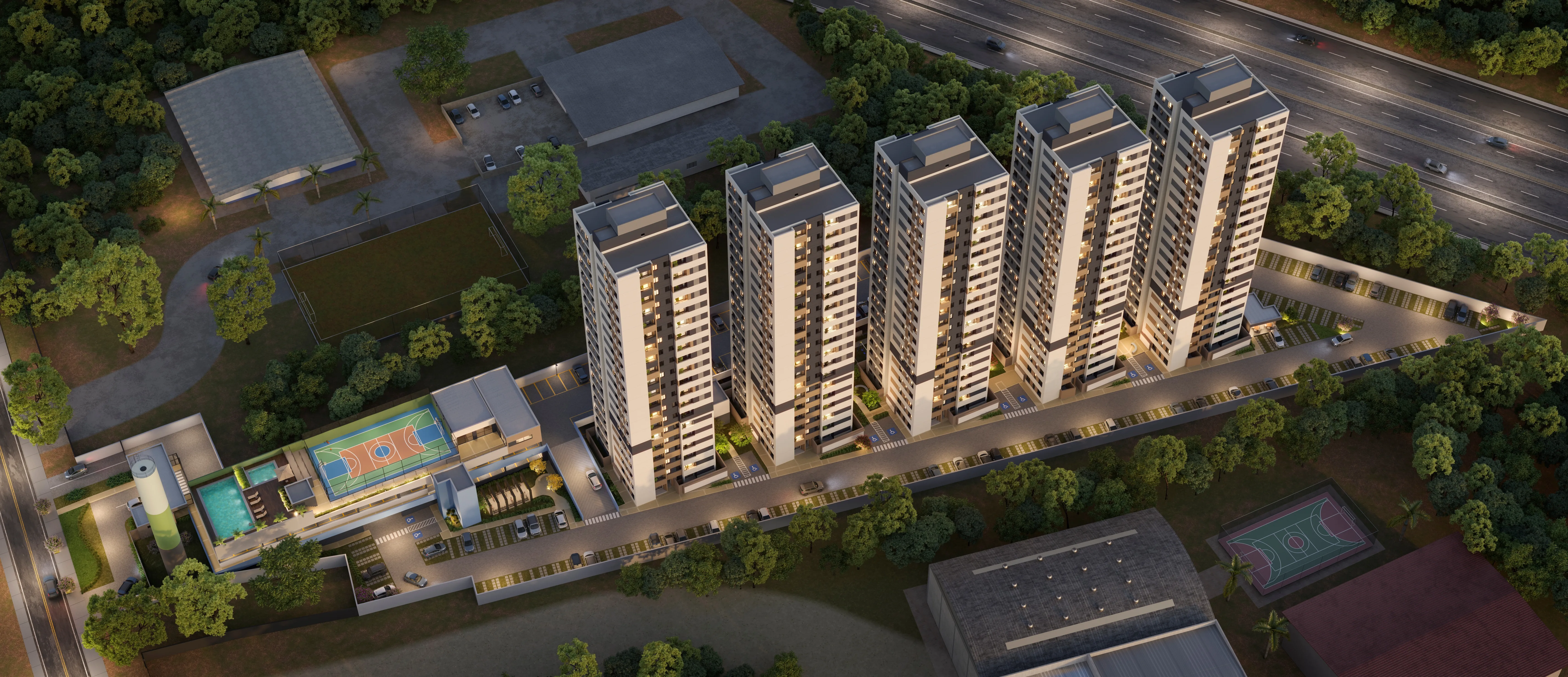 Imagem Residencial Parque Lobato Sorocaba: apartamentos de 1 e 2 dorms, suíte e Garden, rooftop de lazer, perto do Campolim | Minha Casa Minha Vida