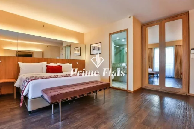 Foto do imóvel Flat disponível para venda no Radisson Blu São Paulo em Pinheiros, com 32m², 1 dormitório e 1 vaga em Avenida Cidade Jardim
