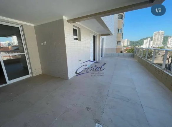 Imagem Apartamento com 3 dormitórios à venda, 138 m² por R$ 900.000,00 - Canto do Forte - Praia Grande/SP
