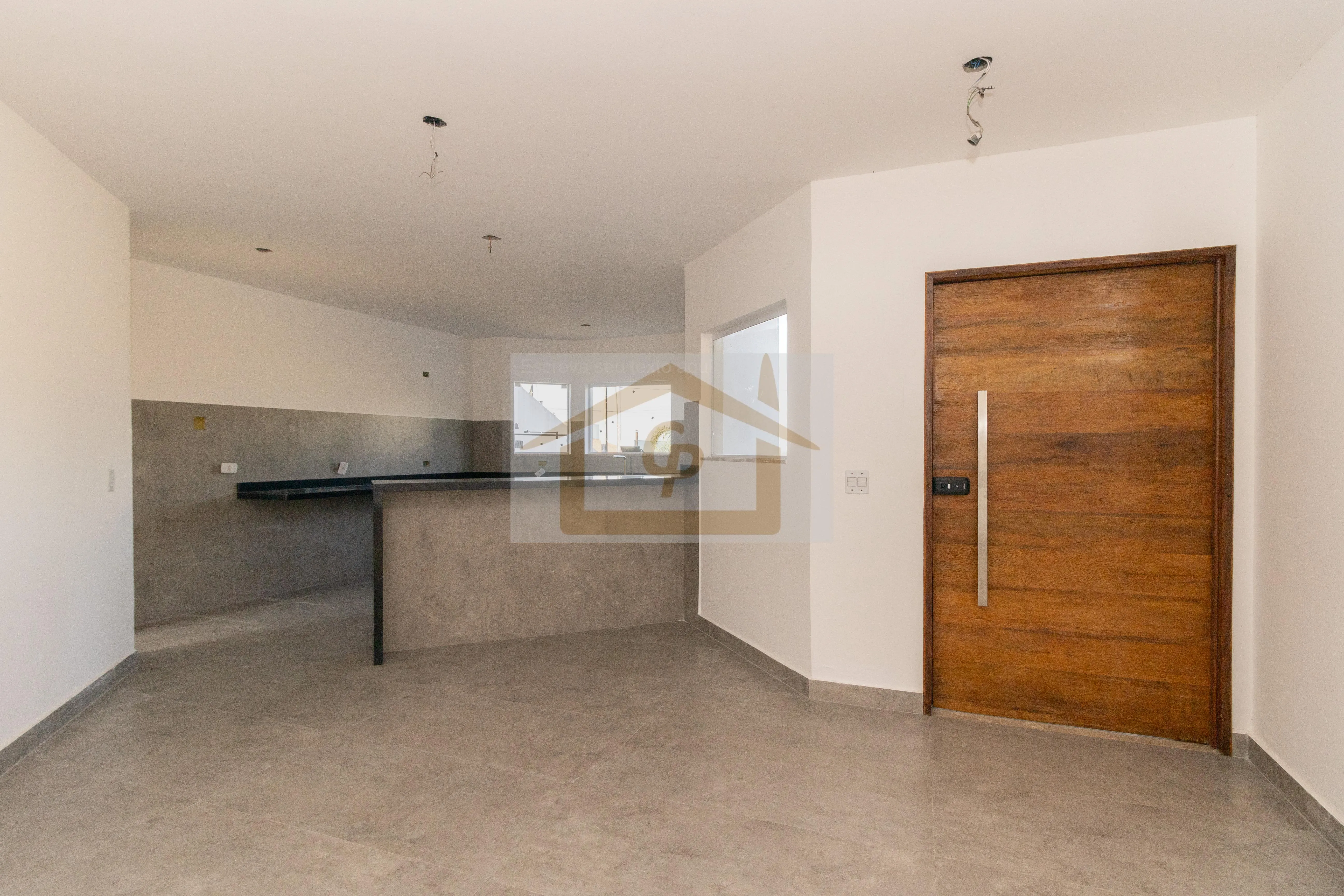 Imagem terreno 1000 metros, Casa com 2 suítes no andar térreo + um suíte no superior *varanda