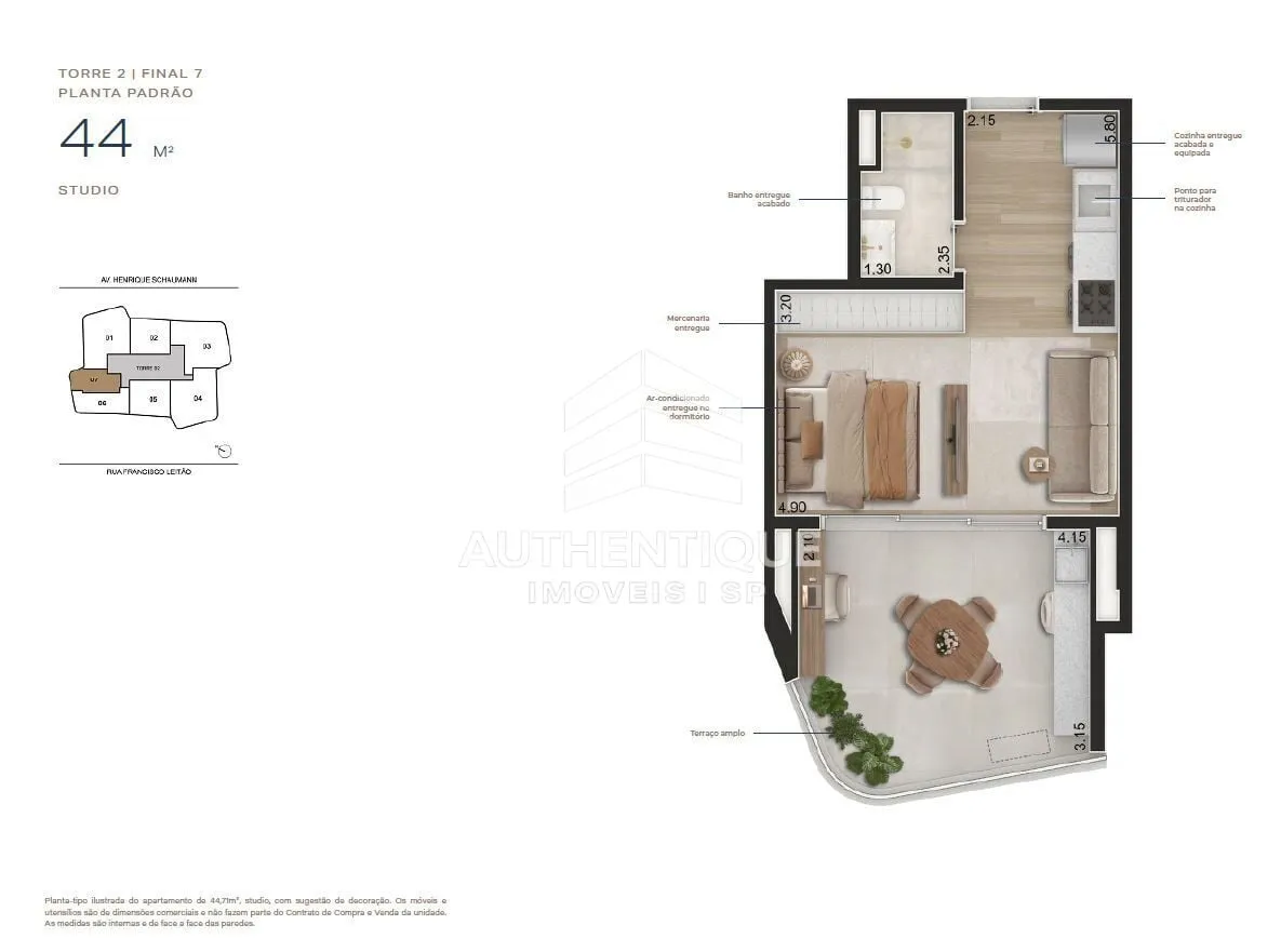 Imagem AERO By Pininfarina - Apartamento à venda no bairro Pinheiros - São Paulo/SP, Zona Oeste