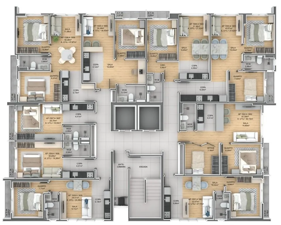 Imagem Apartamento à venda, 42 m² por R$ 479.918,00 - Manaíra - João Pessoa/PB