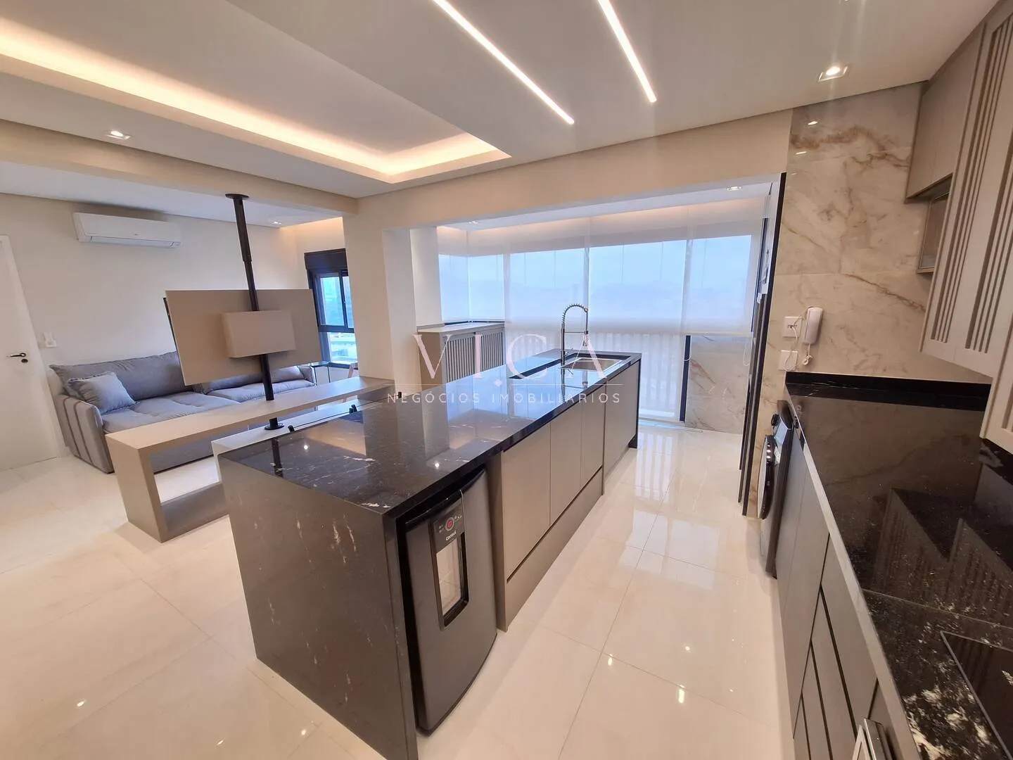 Imagem Apartamento mobiliado com 86m² -2 suítes - aluguel por R$ 6.000 -Barueri/SP