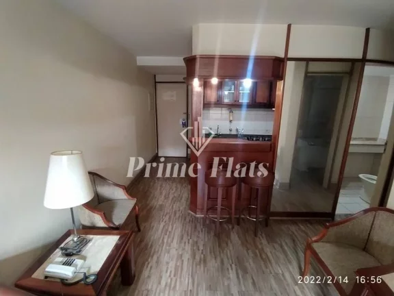 Imagem Flat disponível para locação no La Residence Itaim by Manager, com 42m², 1 dormitório e 1 vaga