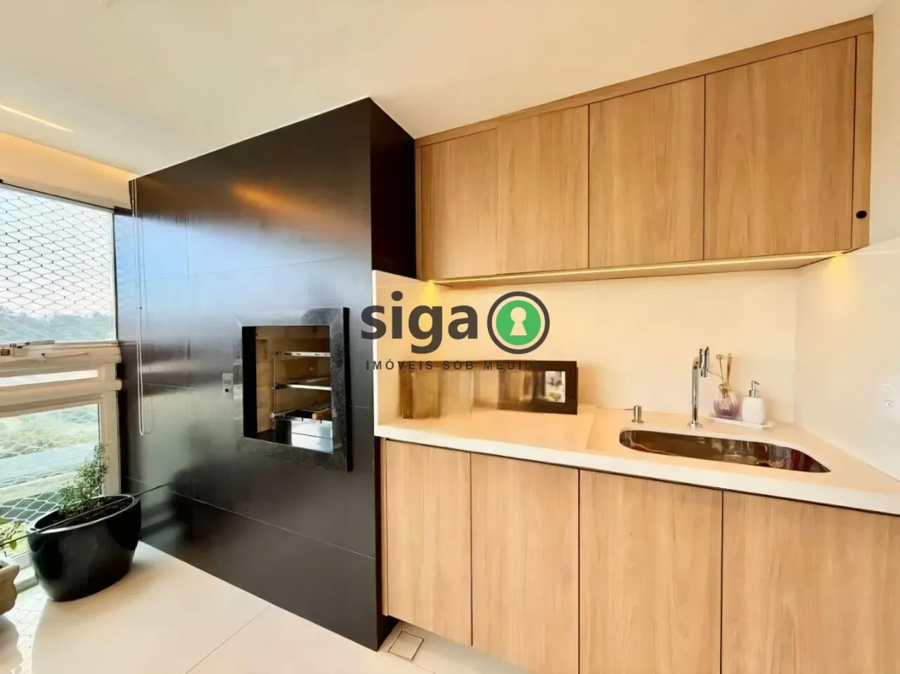 Imagem Apartamento para locação Campo Belo 154m², 3 suítes, reformado, varanda gourmet, vista verde