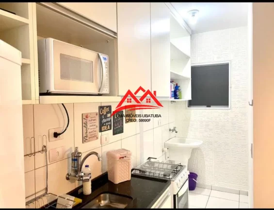 Imagem Apartamento venda Ubatuba, 2 quartos, piscina, quadra, churrasqueiras