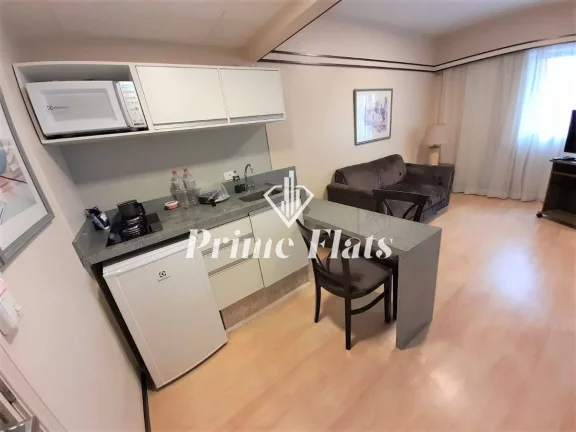 Imagem Flat disponível para venda no Le Premier, com 28m², 1 dormitório e 1 vaga