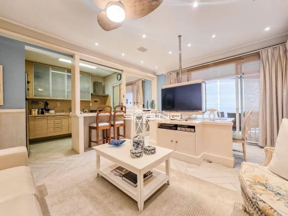 Imagem Apartamento Pé na Areia à venda, com 3 dormitórios 1 suíte 111m² - Riviera de São Lourenço - Bertioga SP