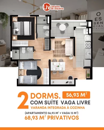 Imagem Apartamento com 3 Dormitorio(s) localizado(a) no bairro Vila Oliveira em Mogi das Cruzes / Mato Grosso do Sul Ref.:DE611