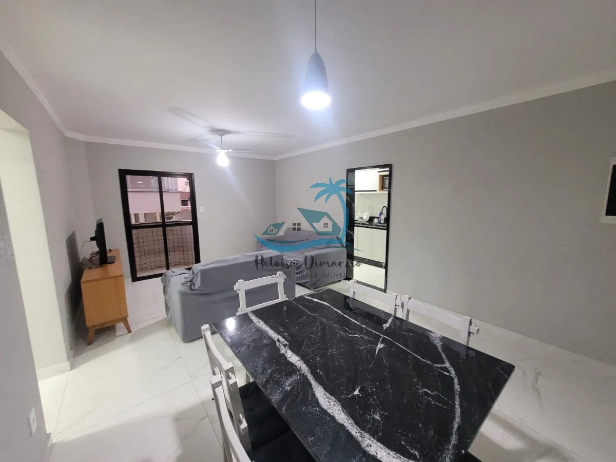 Imagem Apartamento com 3 dormitórios, mobiliado, à venda em Ubatuba, a 400m da Praia Grande