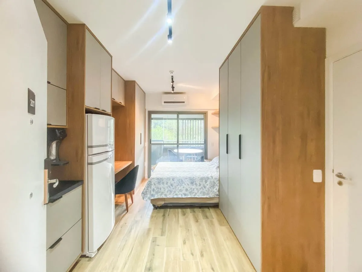 Imagem Apartamento com 1 Quarto para alugar, 30m² - Pinheiros