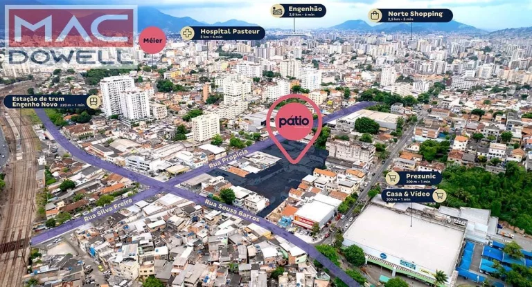Imagem Pátio Engenho Novo - Apartamento 1 e 2 Quartos - Engenho Novo / RJ