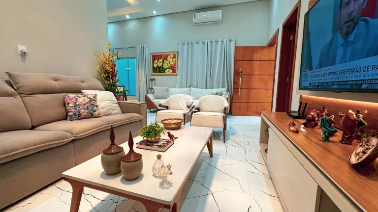 Imagem Casa 3 Suítes, 138.91 m² C/ Lazer na 407 Sul