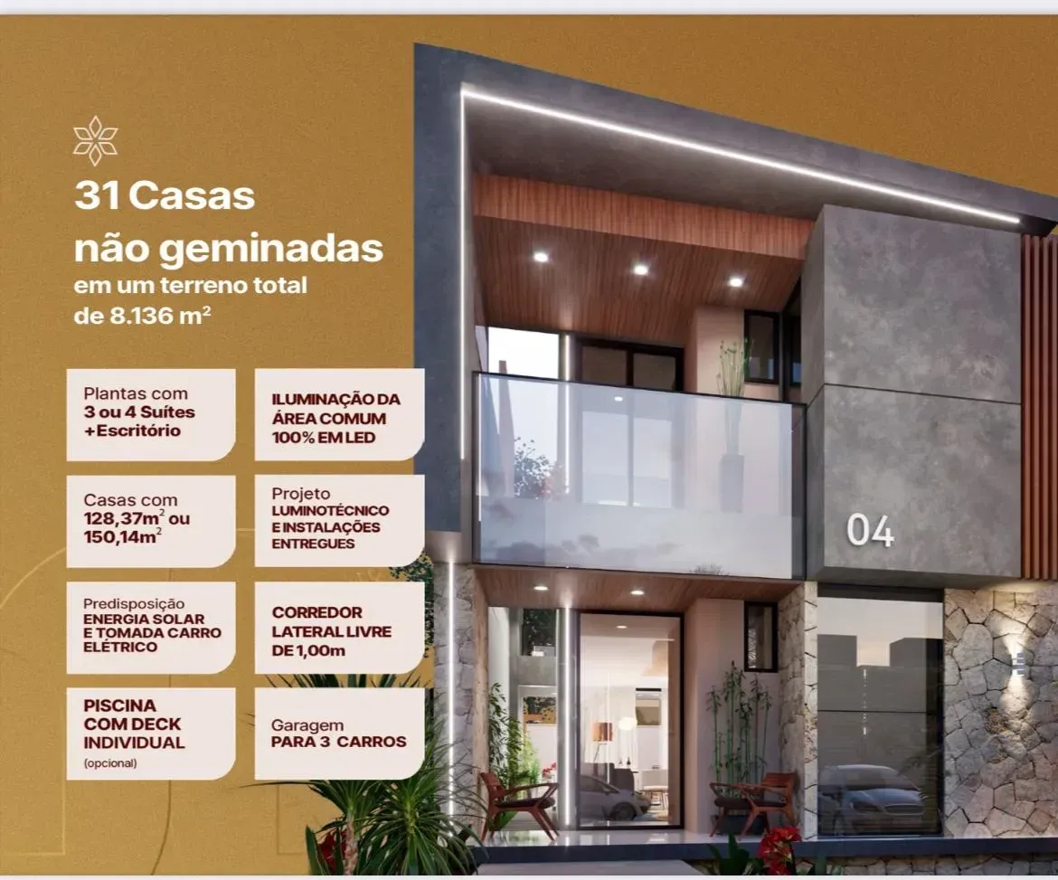 Imagem Casa de Condomínio com 4 Quartos à Venda, 150,14 m² em Urucunema - Eusébio
