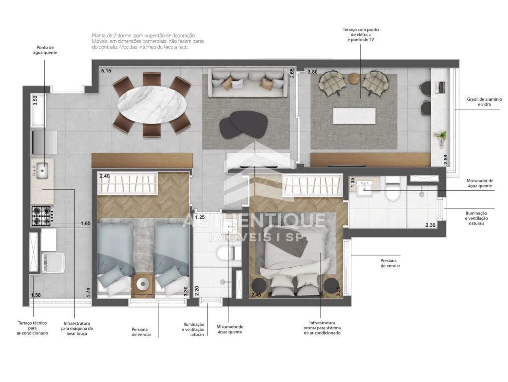 Imagem Upper Brooklin - Apartamento à venda em São Paulo/SP