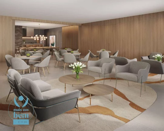 Imagem Apartamento com 1 quarto à venda, 26 m² por R$ 355.011,45 - Bacacheri - Curitiba/PR