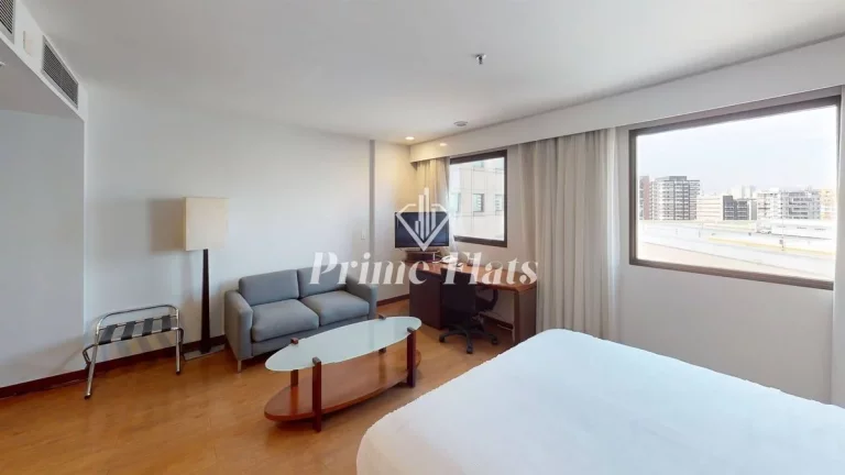 Imagem Flat disponível para locação no Wyndham Ibirapuera, com 27m², 1 dormitório e 1 vaga