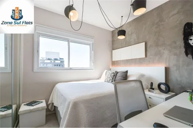 Imagem Apartamento à Venda No Campo Belo Com 2 Dormitórios Sendo 1 Suíte e 2 Vagas