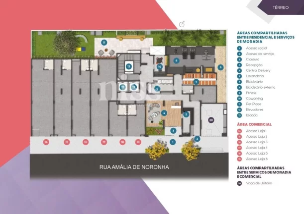 Imagem MOD PINHEIROS - NISS - Studio de 28m² (R), ótima localização, a 260m da estação Sumaré do Metrô!