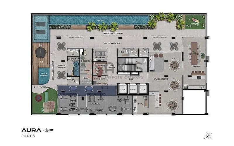 Imagem Apartamento 3 quartos no Santo Agostinho - Lazer completo