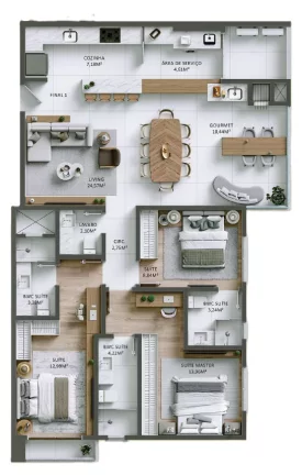 Imagem Positano - Apartamento à venda no bairro Praia Brava de Itajaí - Itajaí/SC
