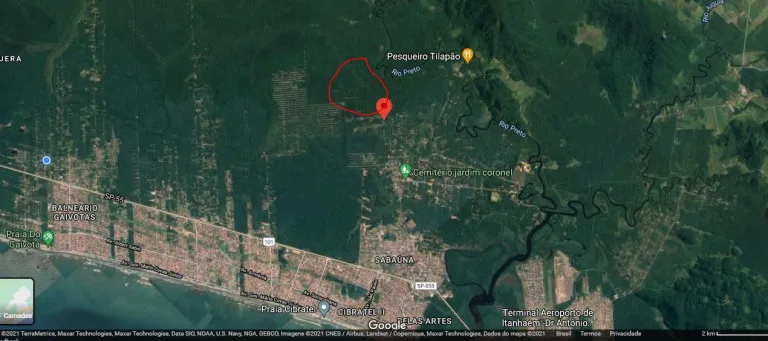 Imagem Terreno à Venda, 360.000 m² em Itanhaém - Itanhaém