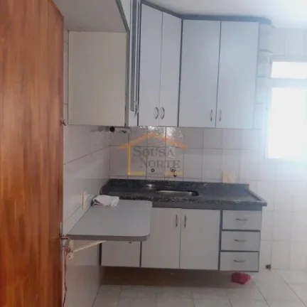 Imagem Apartamento com 90m², dispõe de 2 dormitórios, 2 banheiros, sala para dois ambientes, cozinha com...