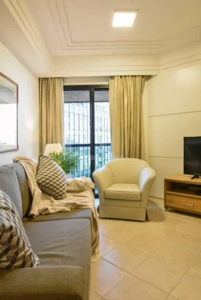 Imagem Flat disponível para locação no Golden Tower Residence, com 42,22m², 1 dormitório e 1 vaga